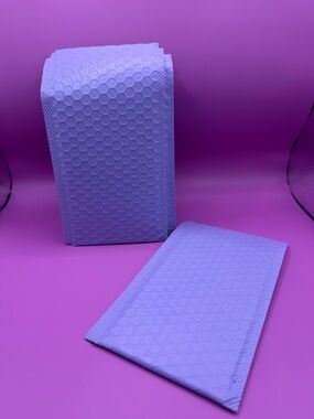 Set of 10 4x6 Purple Bubble Mailers